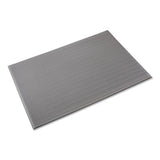 Crown Ribbed Anti-fatigue Mat, Vinyl, 27 X 36, Gray freeshipping - TVN Wholesale 