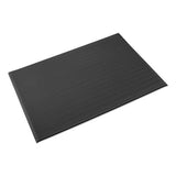 Crown Ribbed Vinyl Anti-fatigue Mat, 24 X 36, Black freeshipping - TVN Wholesale 