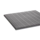 Crown Ribbed Vinyl Anti-fatigue Mat, 24 X 36, Gray freeshipping - TVN Wholesale 