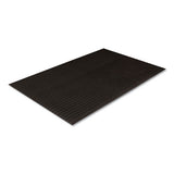 Crown Ribbed Vinyl Anti-fatigue Mat, 36 X 60, Black freeshipping - TVN Wholesale 