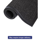 Crown Super-soaker Wiper Mat With Gripper Bottom, Polypropylene, 24 X 36, Charcoal freeshipping - TVN Wholesale 