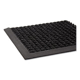 Crown Super-soaker Wiper Mat With Gripper Bottom, Polypropylene, 24 X 36, Charcoal freeshipping - TVN Wholesale 