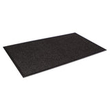 Crown Super-soaker Wiper Mat With Gripper Bottom, Polypropylene, 36 X 60, Charcoal freeshipping - TVN Wholesale 