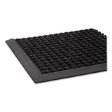 Crown Super-soaker Wiper Mat With Gripper Bottom, Polypropylene, 36 X 120, Charcoal freeshipping - TVN Wholesale 