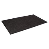 Crown Super-soaker Wiper Mat With Gripper Bottom, Polypropylene, 36 X 120, Charcoal freeshipping - TVN Wholesale 