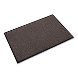 Walk-a-way Indoor Wiper Mat, Olefin, 36 X 60, Brown