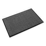 Walk-a-way Indoor Wiper Mat, Olefin, 48 X 72, Gray