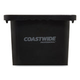 Coastwide Professional™ Open Top Indoor Trash Can, Plastic, 10.25 Gal, Black freeshipping - TVN Wholesale 