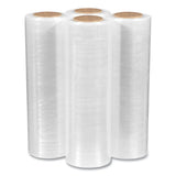 Coastwide Professional™ Extended Core Cast Stretch Wrap, 16" X 1,476 Ft, 47-gauge, Clear, 4-carton freeshipping - TVN Wholesale 