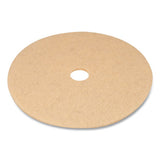 Coastwide Professional™ Burnishing Floor Pads, 27" Diameter, Tan, 5-carton freeshipping - TVN Wholesale 