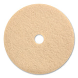 Coastwide Professional™ Burnishing Floor Pads, 27" Diameter, Tan, 5-carton freeshipping - TVN Wholesale 