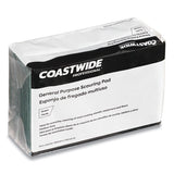 Coastwide Professional™ Medium Duty Scouring Pads, Green, 10-pack freeshipping - TVN Wholesale 