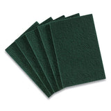 Coastwide Professional™ Medium Duty Scouring Pads, Green, 10-pack freeshipping - TVN Wholesale 