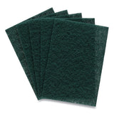 Coastwide Professional™ Heavy Duty Scouring Pads, Green, 12-pack freeshipping - TVN Wholesale 
