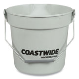 Coastwide Professional™ Plastic Bucket, 10 Qt, Gray freeshipping - TVN Wholesale 
