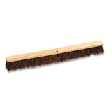 Palmyra Push Broom Head, Brown Bristles, 36