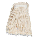 Coastwide Professional™ Cut-end Wet Mop Head, Cotton, #16, 1" Headband, White freeshipping - TVN Wholesale 