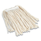 Coastwide Professional™ Cut-end Wet Mop Head, Cotton, #16, 1" Headband, White freeshipping - TVN Wholesale 