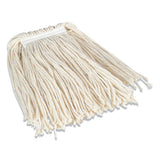 Coastwide Professional™ Cut-end Wet Mop Head, Cotton, #20, 1" Headband, White freeshipping - TVN Wholesale 
