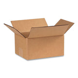 Fixed-depth Shipping Boxes, Regular Slotted Container (rsc), 8 X 6 X 4, Brown Kraft, 25-bundle