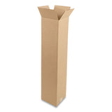 Fixed-depth Shipping Boxes, 200 Lb Mullen Rated, Regular Slotted Container (rsc), 12 X 12 X 30, Brown Kraft, 15-bundle