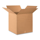 Coastwide Professional™ Multi-depth Shipping Boxes, 200 Lb Mullen Rated, Regular Slotted Container, 24 X 24 X 16 To 24, Brown Kraft, 15-bundle freeshipping - TVN Wholesale 