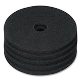 Coastwide Professional™ Stripping Floor Pads, 17" Diameter, Black, 5-carton freeshipping - TVN Wholesale 