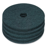 Coastwide Professional™ Cleaning Floor Pads, 17" Diameter, Blue, 5-carton freeshipping - TVN Wholesale 