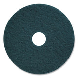 Coastwide Professional™ Cleaning Floor Pads, 17" Diameter, Blue, 5-carton freeshipping - TVN Wholesale 