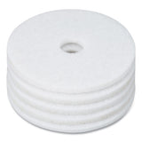 Coastwide Professional™ Polishing Floor Pads, 17" Diameter, White, 5-carton freeshipping - TVN Wholesale 