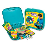 Crayola® Create N' Carry Case, Combo Art Storage Case And Lap Desk, 75 Pieces freeshipping - TVN Wholesale 