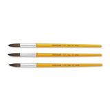 Crayola® Watercolor Brush Set, Size 12, Camel-hair Blend, Round Profile, 3-pack freeshipping - TVN Wholesale 
