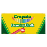 Crayola® Colored Drawing Chalk, Six Each Of 24 Assorted Colors, 144 Sticks-set freeshipping - TVN Wholesale 