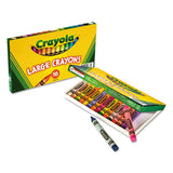 Crayola® Large Crayons, Tuck Box, 8 Colors-box freeshipping - TVN Wholesale 