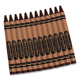 Crayola® Bulk Crayons, Brown, 12-box freeshipping - TVN Wholesale 