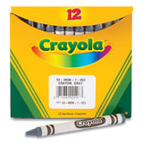 Crayola® Bulkl Crayons, Gray, 12-box freeshipping - TVN Wholesale 