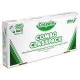 Crayola® Crayon And Ultra-clean Washable Marker Classpack, 8 Colors, 128 Each Crayons-markers, 256-box freeshipping - TVN Wholesale 