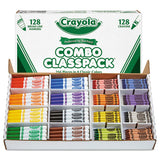 Crayola® Crayons And Markers Combo Classpack, Eight Colors, 256-set freeshipping - TVN Wholesale 
