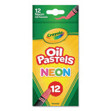 Neon Oil Pastels, 12 Assorted Colors, 12-pack