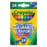 Crayola® Ultra-clean Washable Crayons, Random Assortment, 24-box freeshipping - TVN Wholesale 