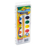 Crayola® Glitter Washable Watercolors, 8 Assorted Glitter Colors, Palette Tray freeshipping - TVN Wholesale 