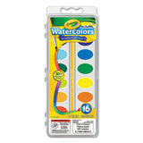 Crayola® Glitter Washable Watercolors, 8 Assorted Glitter Colors, Palette Tray freeshipping - TVN Wholesale 