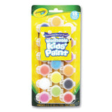 Crayola® Washable Paint, 18 Assorted Colors, Interconnected 3 Oz Cups freeshipping - TVN Wholesale 