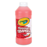 Crayola® Premier Tempera Paint, Fluorescent Red, 16 Oz Bottle freeshipping - TVN Wholesale 