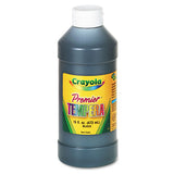 Crayola® Premier Tempera Paint, Black, 16 Oz Bottle freeshipping - TVN Wholesale 