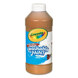 Crayola® Washable Paint, Brown, 16 Oz Bottle freeshipping - TVN Wholesale 