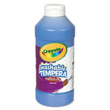 Crayola® Artista Ii Washable Tempera Paint, Blue, 16 Oz Bottle freeshipping - TVN Wholesale 