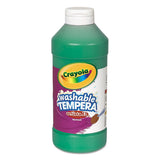 Crayola® Artista Ii Washable Tempera Paint, Green, 16 Oz Bottle freeshipping - TVN Wholesale 