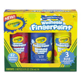 Crayola® Washable Fingerpaint Pack, 3 Assorted Bright Colors, 8 Oz Tube, 3-pack freeshipping - TVN Wholesale 