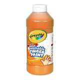 Crayola® Washable Fingerpaint, Orange, 16 Oz Bottle freeshipping - TVN Wholesale 